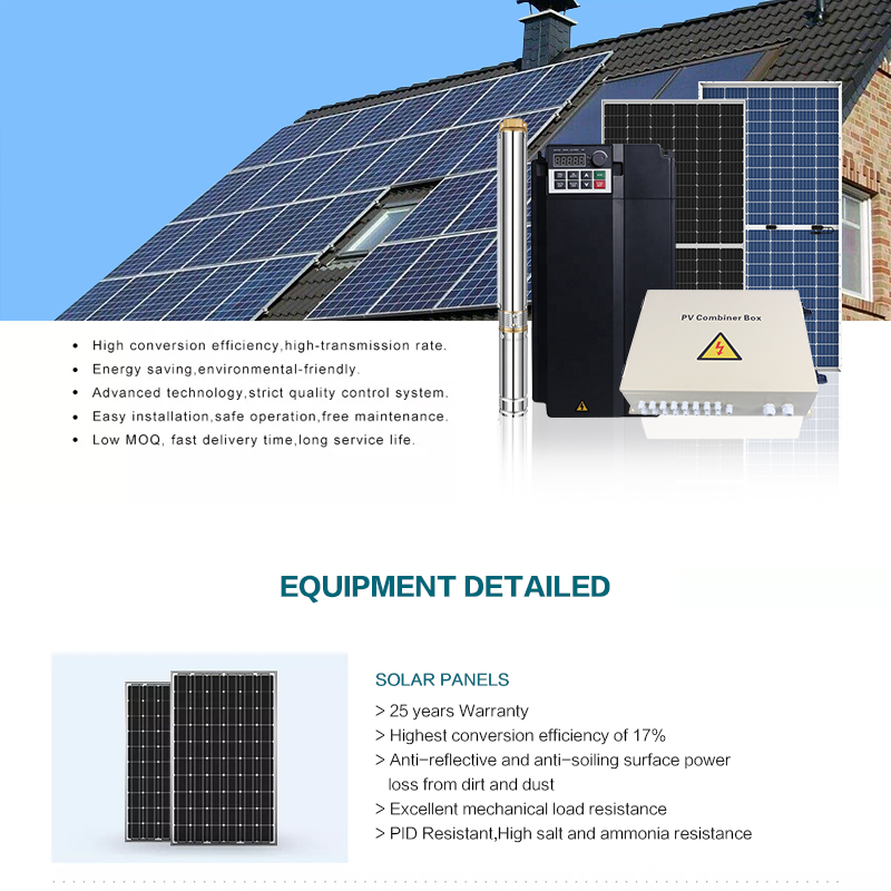 Wholesale Solar Pumping Systems Low Power Customized 0.75KW-4KW Manufacturer
