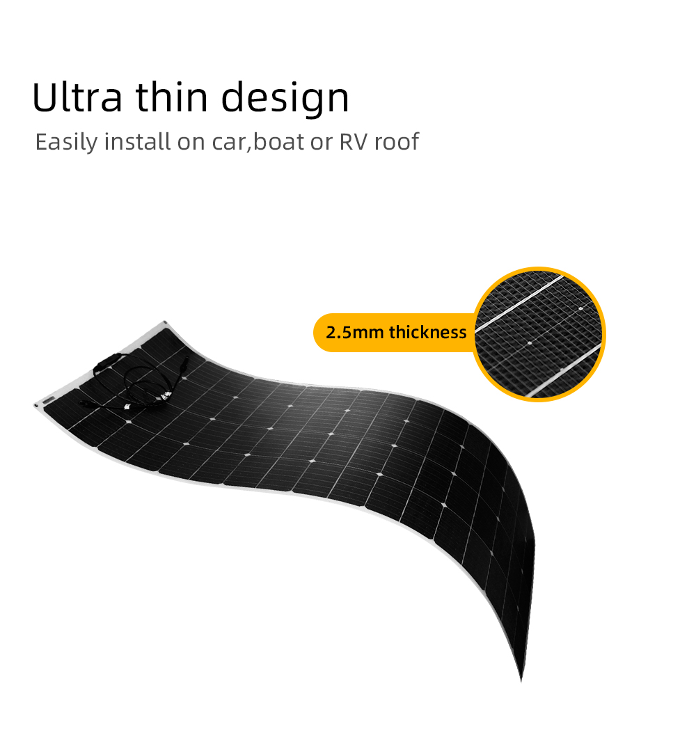 400W 50V Flexible Solar Panel ETFE